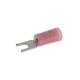 Nsi S22-4N 22-18 Nylon Spade #4 Stud, 100 Per Pack 22-18 AWG Nylon Insulated Spade #4 Stud, 100 Per Pack Price For 100