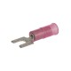 Nsi S22-6N-B-BULK 22-18 Nylon Spade #6 Stud, 1,000 Pack 22-18 AWG Nylon Insulated Spade #6 Stud, 1000 Per Pack Price For 1000
