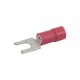 Nsi S22-6V-B 22-18 Vinyl Block Spade, 100 Per Pack 22-18 AWG Vinyl Insulated Block Spade, 100 Per Pack Price For 100