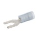 Nsi S8-10N #8 Nylon Spade #10 Stud, 25 Per Pack 8 AWG Nylon Insulated Spade #10 Stud, 25 Per Pack Price For 25