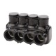 Nsi IPL250-4 Polaris? Ins Multi-Tap 250 4 Port SSE 250 MCM - 6 AWG Polaris? Insulated Multi-Tap Conn 4 Port (Single Sided Entry) Price For 6
