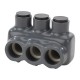 Nsi IPLG3/0-3 Polaris? Grey Multi-Tap 3/0 3 Port 3/0-4 AWG ( B,C,D) 2/0-2 AWG ( K,M,I)  Polaris? Grey For Fine Stranded Cooper Conductor -3 Port Price For 6