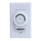 Nsi 701B 24 Hour Wall Switch Timer 20A 125V White 24 Hour Wall Switch Timer 20A 125V White 30 Minute Tabs Price For 1