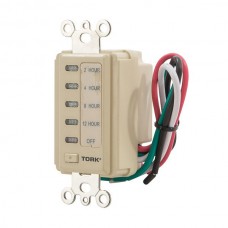 Nsi D212H 2/4/8/12 Hour Wall Sw Timer 120V Ivory Electronic 2/4/8/12 Hour Wall Switch Timer 15A 120V Ivory  Price For 1