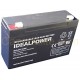 Emergency Light Battery - ELA-6V-3.4AH - 6 Volt -1.3Ah Capacity - Rechargeable Sealed Lead Acid Battery