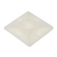 Nsi FTH20A Adhesive Tie Mount Natural 2x2 inch 50 Adhesive Tie Mount 2", 50 Per Bag Price For 100