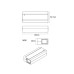 Canolight CL-PDR-CV-96W-24V Plugin LED driver, Input 100-240V AC 3.5A 50/60Hz, Output 24V DC 4A, Power 96wat