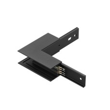 Canolight CL-Track-L-ULS-Outer-BL Ultra Slim Magnetic Track Outer corner - Surface Mount - Sandy Black