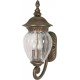 Nuvo 60-785 3 Light 22" Outdoor Wall Lantern in Platinum Gold