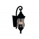 Avista Lighting - A01951-6 - 3-Light Outdoor Wall Sconce -  Black with Clear Glass - B10 - E12 - 120V