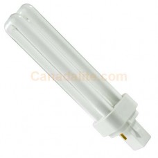 18 Watt - Double-Tube - 2 Pin G24d-2 Base -  75W Equal - 3500K / Softwhite - Plug-in CFL - CFL18D/835 - Symban