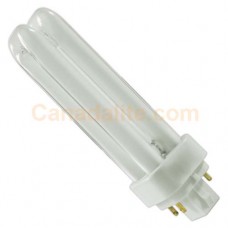 13 Watt - Double Tube - 4-Pin G24q-1 Base - 2700K / Warmwhite - Plug-in CF Lamps - CFL13D/E/827/4P - Major Brand