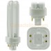 USHIO 3000160 - CF13DE/841 - 13 Watt - Double Tube - 4-Pin G24q-1 Base - 4100K / Coolwhite - Plug-in CFL for Electronic Ballasts - Dimmable