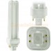 18 Watt - Double Tube - 4-Pin G24q-2 Base - 3500K / Softwhite - Plug-in CF Lamps - CFL18D/E/835/4P - Extra Value