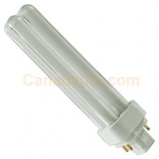 18 Watt - Double Tube - 4-Pin G24q-2 Base - 3000K / Warmwhite - Plug-in CF Lamps - CFL18D/E/830/4P - [ Discontinued and No Longer Available ]