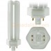 USHIO 3000536 - AMALGAM TE - CF42TE/835A - 42 Watt - Triple Tube - 4-Pin GX24q-4 Base - 3500K / Softwhite - Plug-in Compact Fluorescent Lamps