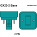 9 Watt - Double-Tube - 2 Pin G23-2 Base - Plug-in CFL - 6500K / Daylight - CFL9D/865 - Symban
