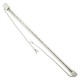 USHIO 1001321 - QIH240-1000/VD - 1000 Watt - QIH Heat Lamps - Clear  - Flat Ceramic w/ Leads Spade Connector - 240 Volt