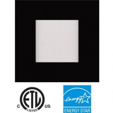 EEL UltraThin LED Recessed Luminaire (SQUARE) 6-inch Black 12W 3000K 120V - UTLED-6-S12W-3KBK-SQ