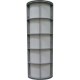 EEL LED Outdoor Wall Sconce 28" 83W 4000K Coolwhite 120-277V - MCWS-80LED08-120M