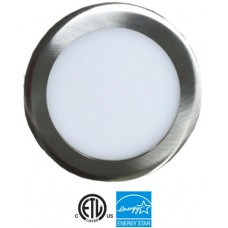 EEL UltraThin LED Recessed Luminaire 6-inch Brush Nickel 15W 4000K 120V - UTLED-6-S15W-4KBN