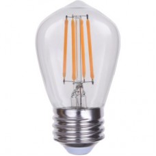LED4WS14/FIL/827-DIM-G7 - ST14 320 Deg, 4W-300lm, Dimmable, 80CRI, 2700K, E26, 120VAC Clear