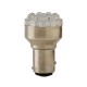 LED-12-DCBAY-W Mini Indicator Lamp - S8 Bulb - 12 Volt - 	125/25mA - BAY15d - White