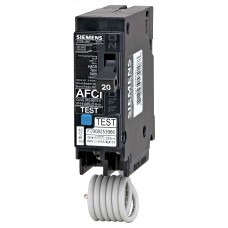 Siemens QA120AFC - 1-Pole - 120 VAC - 20Amp Arc Fault Circuit  Breakers 