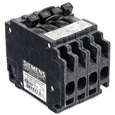 Siemens Q21515CTNC - Type QT - 15/15A 120/240 Volt AC - 2-Pole - Plug-In Circuit  Breaker