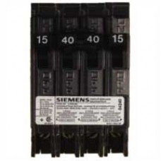 Siemens Q21540CTNC - Type QT - 15/40A 120/240 Volt AC - 2-Pole - Plug-In Circuit  Breaker