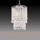 Eurofase 16546-011 - Charteux Collections - 3-Light Convertible Pendant  - Chrome with Crystal (2 In 1 Convertible Pendant to Flushmount)
