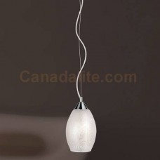 Eurofase 17430-012 - Ayalah Collections - 1-Light Mini Pendant  - Chrome with Silver Pearl glass