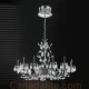 Eurofase 19394-015 - Giselle Collections - 12-Light Chandelier  - 34.5" Dia. - Chrome with Clear Crystal