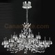 Eurofase 19395-012 - Giselle Collections - 24-Light Chandelier  - 47.25" Dia. - Chrome with Clear Crystal