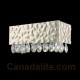 Eurofase 19517-018 - MartellatoCollections - 1-Light Wall Sconce  - Chrome metal w/ Clear Crystal Drops