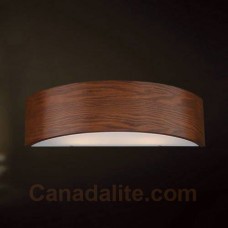 Eurofase 20374-013 - Dervish Collections - 2-Light Wall Sconce  - 20"L - Mahogany with Frosted Glass