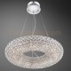 Eurofase 23007-017 - Sola Collections - 12-Light Ring Pendant - 23.5" Dia. -  Chrome with Clear Crystal Octagons