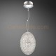 Eurofase 23012-011 - Encore Collections - 12-Light Pendant - 12" Dia. - Chrome with Clear Crystal