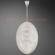 Eurofase 23015-012 - Encore Collections - 48-Light Pendant - 35.5" Dia. - Chrome with Clear Crystal