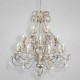 Eurofase 14586-019 - Allure Collections - 16-Light Chandelier - Antique Silver w/ Crystal - B10 - E12 - 120V