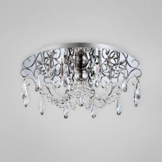 Eurofase 25684-018 - Alto Collections - 8-Light Flushmount - Chrome with Clear Crystal - G4 - 12V