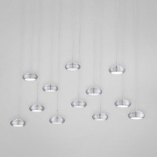 Eurofase 25671-018 - Venti Collections - 12-Light LED Pendant - Layered Spun Aluminum - LED Bulb