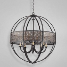 Eurofase 21776-014 - Arsenal Collections - 12-Light Chandelier - Ancient Bronze with Antique Gold - B10 Bulb - E12 Base
