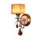 Eurofase 17505-017 - Tempest Collections - 1-Light Wall Sconce - Gold Leaf with Amber Fabric shade - B10 - E12 - 120V