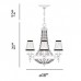 Eurofase 23103-016 - Pietra Collections - 4-Light Chandelier - Antique Gold Leaf with White Lane shade - B10 - E12 - 120V
