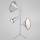 Eurofase 22977-014 - Manera Collections -3-Light Floor Lamp - Aluminum - A19 Bulbs - E26 - 120V