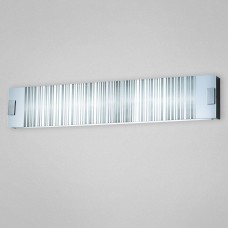 Eurofase 16028-012 - Biloxy Collections - 1-Light Wall Sconce  - 35.5" -  Mirror with Frosted Glass Stripes - F39T5/HO Lamp