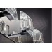 Eurofase 26348-018 - Uzo Collections - 3-Light Wall Sconce - Chrome w/ Clear Crystal Glass - G9 Bulb - 120V