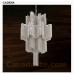 Eurofase 22823-014 - Cadena Collections -16-Light Chandelier - Hand crafted Polished Nickel w/ Chain Metal Accent - G9 Bulbs - 120V