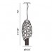 Eurofase 20408-015 - Cameo Collections - 4-Light Pendants - 9.75" Dia. Nickel w/ Clear Crystal
